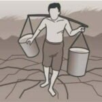 ilustrasi kesulitan air bersih