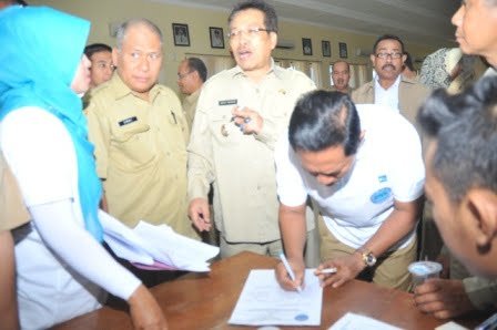 Wakil Bupati dan Setda Sumbawa Tes Urine