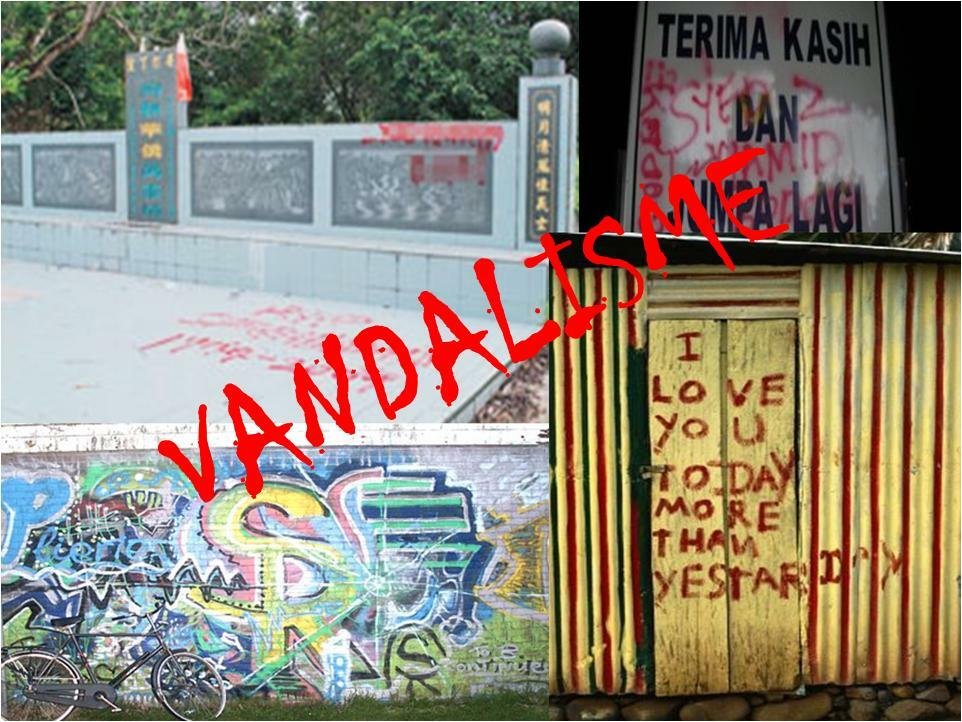 ilustrasi vandalisme yang terjadi di Sumbawa