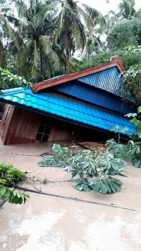 Rumah yang hanyut Banjir bandang Kota Bima NTB