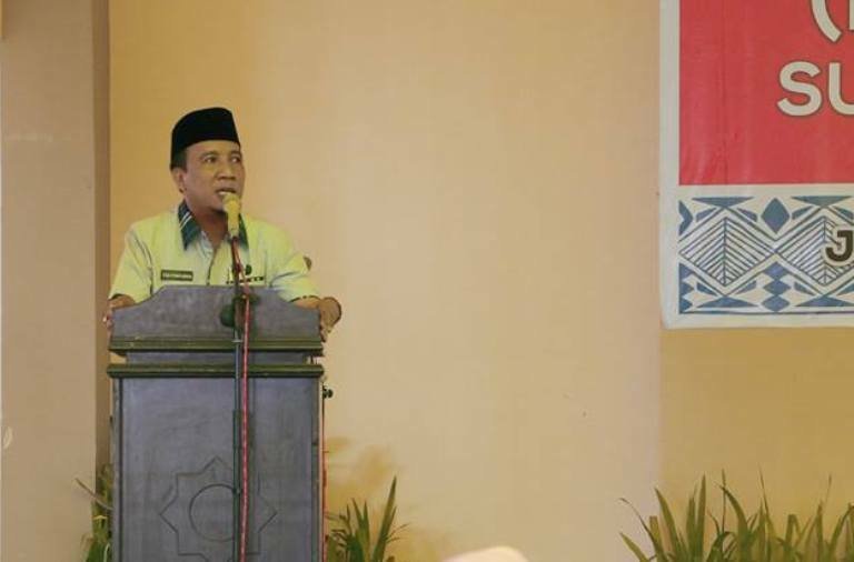 Fud Syaifuddin pada Pelantikan Lembaga Seni Qasidah Indonesia