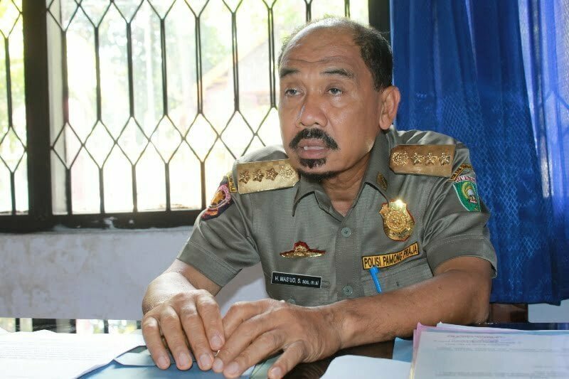 Kepala Dinas Pol PP Sumbawa, Mas’ud S.Sos M.Si