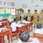 Pantau UAS dan UBN SD, Wabup Sambangi 7 Sekolah