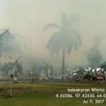 Kebakaran Wisma Daerah Diawali Suara Ledakan Keras