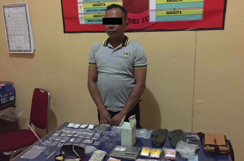 satpam pengedar narkoba