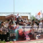 Ratusan Massa FPSI Sumbawa Gelar Aksi Solidaritas Rohingya
