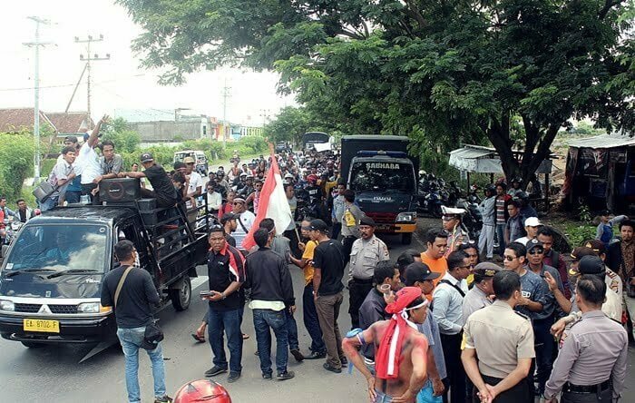 Sweeping kendaraan pt sjr oleh amls