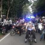 Petugas Bubarkan Balap Liar Ditengah Wabah, Amankan Puluhan Motor