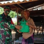 Jumat Berbagi, Kodim 1607/Sumbawa, Salurkan Sembako Gratis