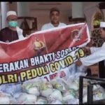 Polda NTB Berbagi Sembako di Kota Mataram