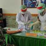 Puluhan Prajurit Kodim 1607/Sumbawa Ikut Rapid Test