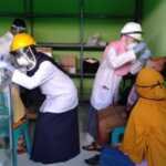 Gugus Tugas Lakukan Swab Massal di Pasar Plampang