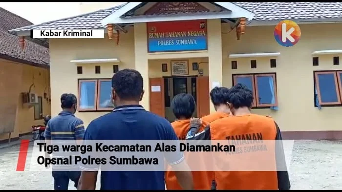 Miliki Sabu, Tiga Warga Alas Diamankan