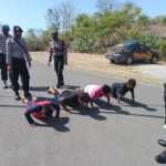 Tidak Pakai Masker, Warga Dihukum Push UP