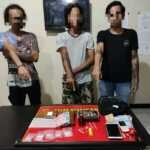 Bisnis Sabu, Tiga Pria Bertato Diringkus Ditresnarkoba Polda NTB