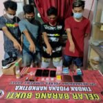 Kerap Transaksi Narkoba, Empat Pemuda Diciduk Polisi