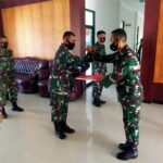 Dandim 1628/SB Berikan Reward Kepada Danramil Dan Babinsa