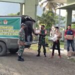 Kodim 1628/SB Kirim Bantuan untuk Korban Kebakaran Baturotok