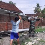 Gerak Cepat, Koramil Moyo Hulu Bantu Warga Terkena Musibah