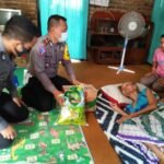 Peduli Sesama, Satlantas Polres Sumbawa Berbagi Sembako