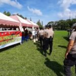 Polres Sumbawa Simulasikan Pengamanan Pemungutan Suara