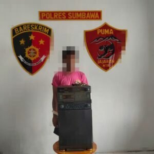 Nyuri di Musollah, Pemuda Ini Diringkus Tim Puma Polres Sumbawa