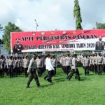 Polres Sumbawa Apel Pergeseran Pasukan Pengamanan Pilkada