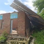 Angin Kencang Terjang Rumah Warga