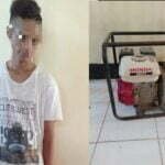 Curi Mesin Air, Seorang Pemuda Diciduk Polisi