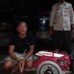 Sandal Tertinggal di TKP, Pencuri Mesin Diesel Ditangkap