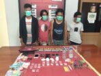 Empat Terduga Pengedar Narkoba Diamankan ke Kantor Polisi