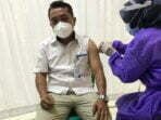 Seluruh Petugas Bulog Sumbawa Disuntik Vaksin Covid-19