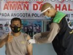 Ratusan Personel Polres Sumbawa Sudah Divaksin