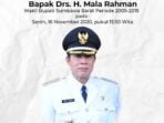 Iklan Belasungkawa Atas Wafatnya Drs. H Mala Rahman Wabub KSB 2005-2015