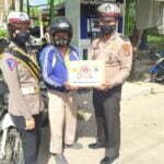 Jelang HUT Bhayangkara, Puluhan Tukang Ojek Dapat Bantuan