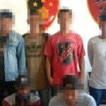 Razia Preman, Polres Sumbawa Tangkap 6 Jukir Pasar Seketeng