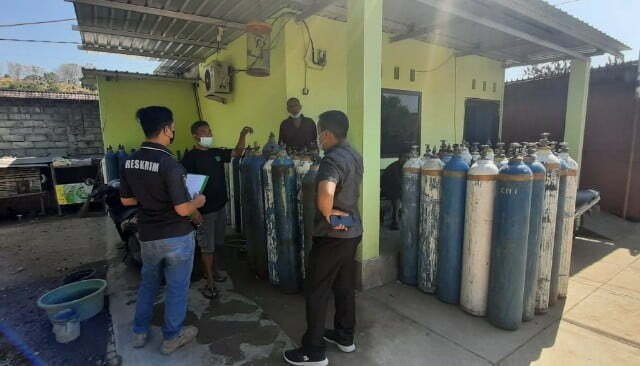 Antisipasi Penimbunan, Polisi di Sumbawa Cek Ketersediaan Oksigen