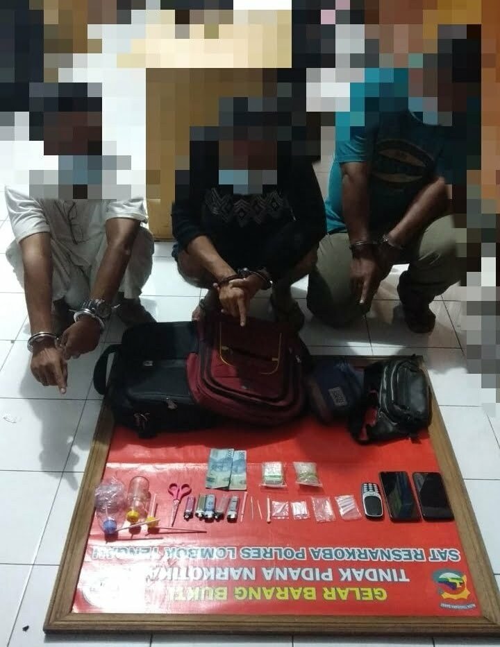 Tiga Orang Pria Diamankan Polisi, Ada Oknum PNS