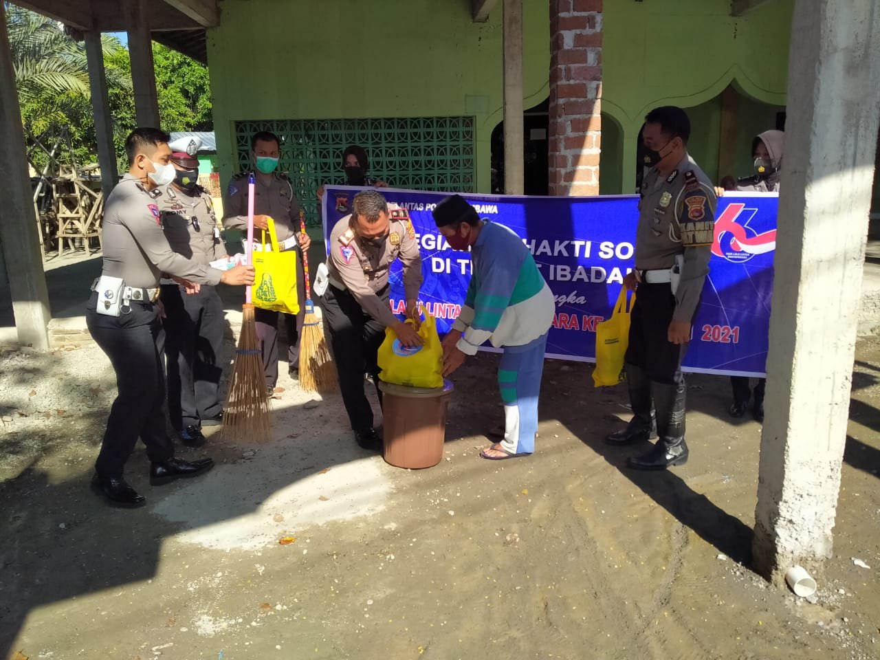 Polres Sumbawa Peringati Hari Lalulintas Bhayangkara 2021