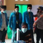 PMII dan Polres Sumbawa Adakan Vaksinasi di Desa Songkar