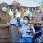 Siswi SLBN 1 Sumbawa Juara 2 Cabor Balap Kursi Roda Tingkat Nasional