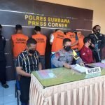 Polres Sumbawa Tahan 5 Tersangka Kasus Pencurian