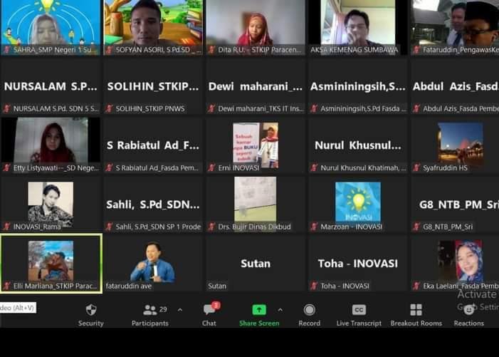 STKIP NW Sumbawa Bersama INOVASI Adakan Workshop Penggunaan Bahasa Ibu