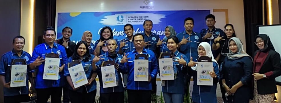 GEKRAFS DPW NTB meluncurkan Program Kerja untuk periode 2022. Peluncuran dilaksanakan di Berlokasi di Lombok Plaza Hotel, Sabtu (18/12/2021)