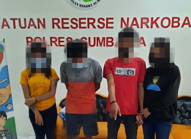 Sat Narkoba Polres Sumbawa Amankan Pasutri di Kos-kosan Lempeh 1 Pasutri terjaring narkoba