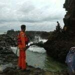 Warga Lunyuk Hilang Terseret Ombak