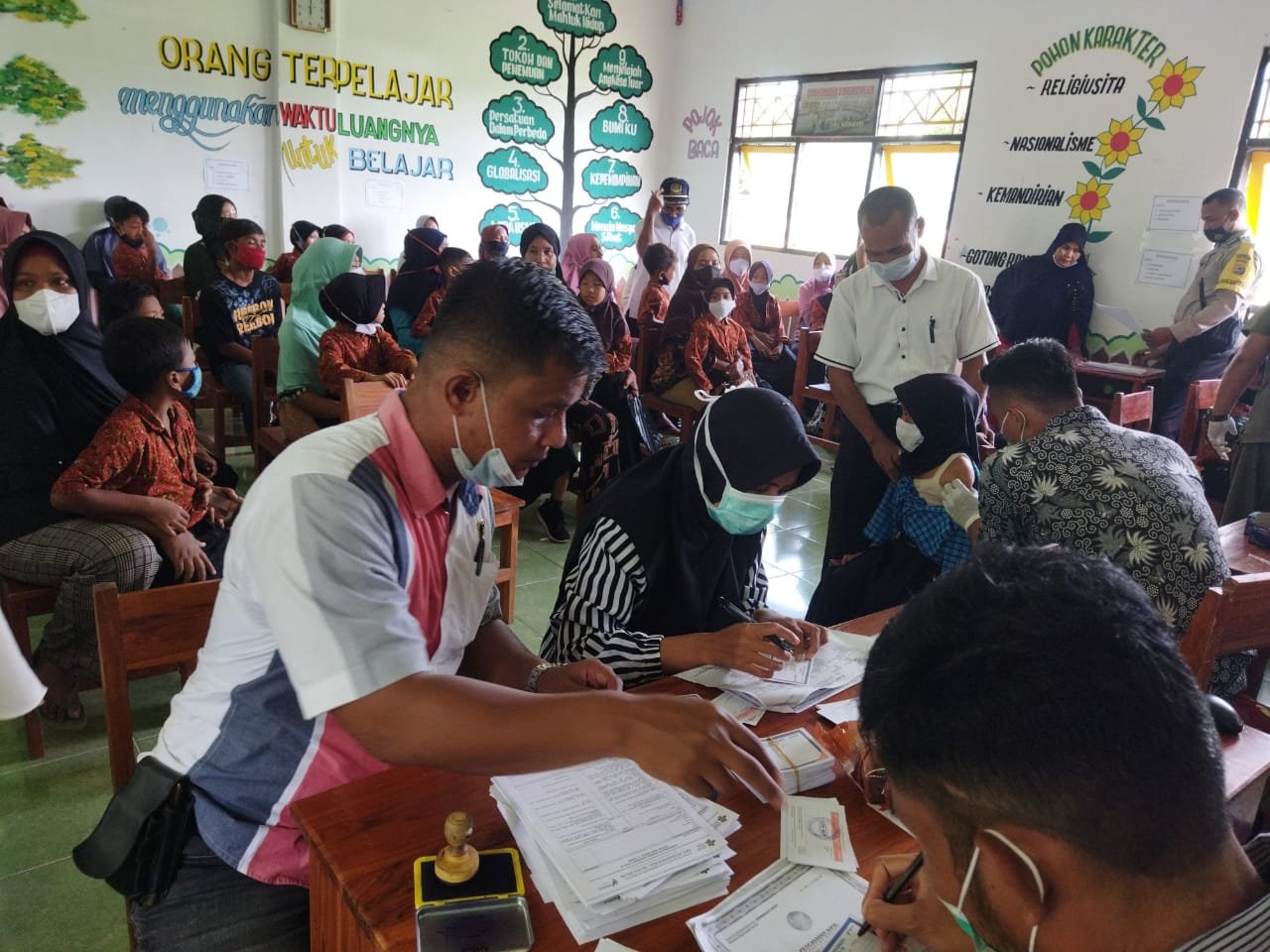 91,1 Persen Siswa SDN Ai Puntuk Sudah Divaksin