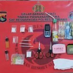 Polisi Sita Belasan Poket Sabu di Utan