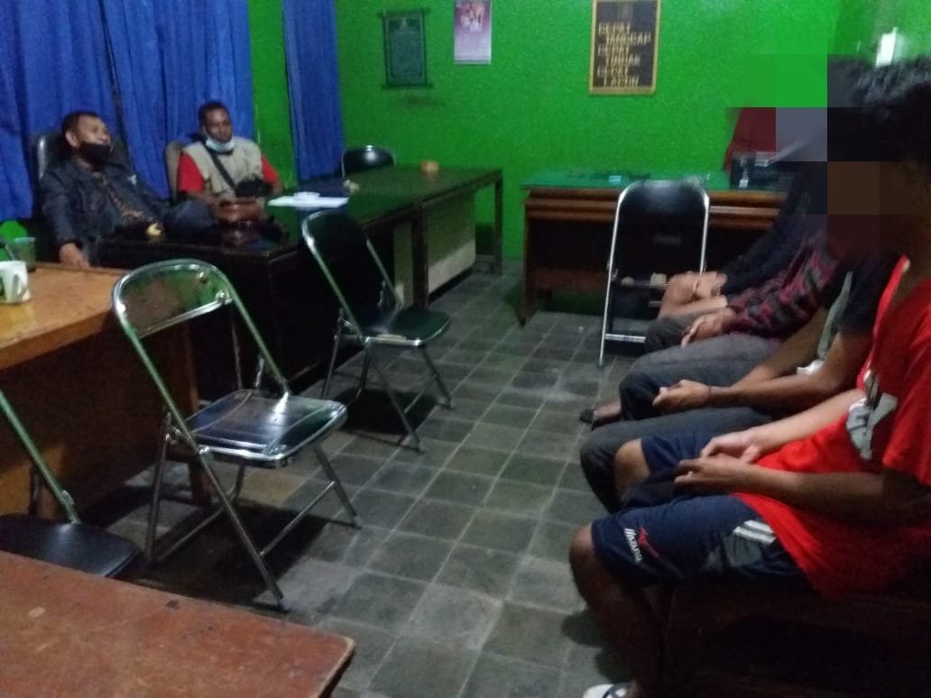 7 Orang Pemuda Diamankan ke Kantor Satpol PP