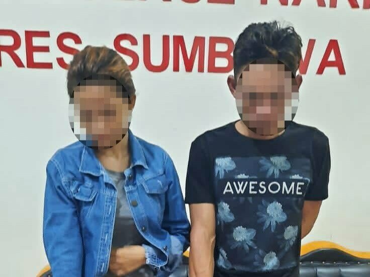 Terlibat Narkoba, Pasutri Ini Diamankan ke Polres Sumbawa